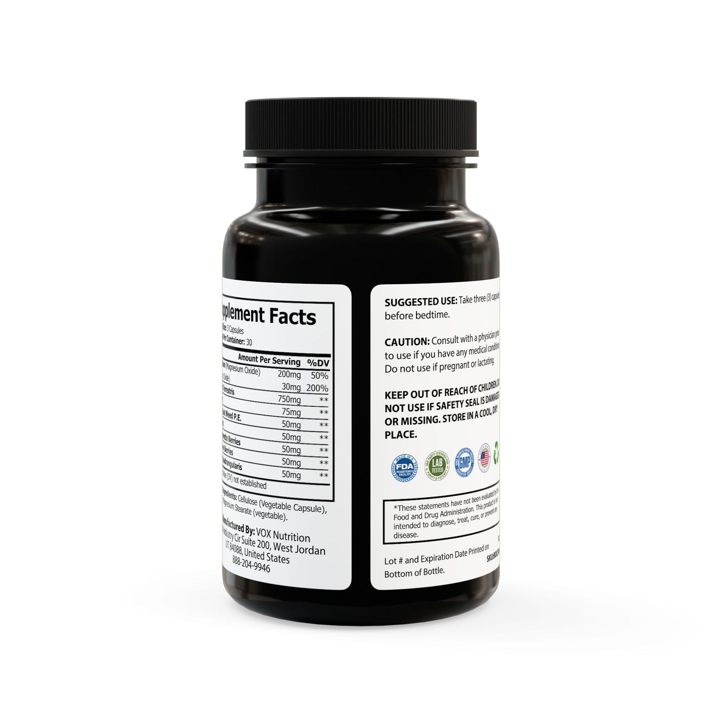 Create Me Perfect Magnesium Zinc Supplement (90 Capsules)