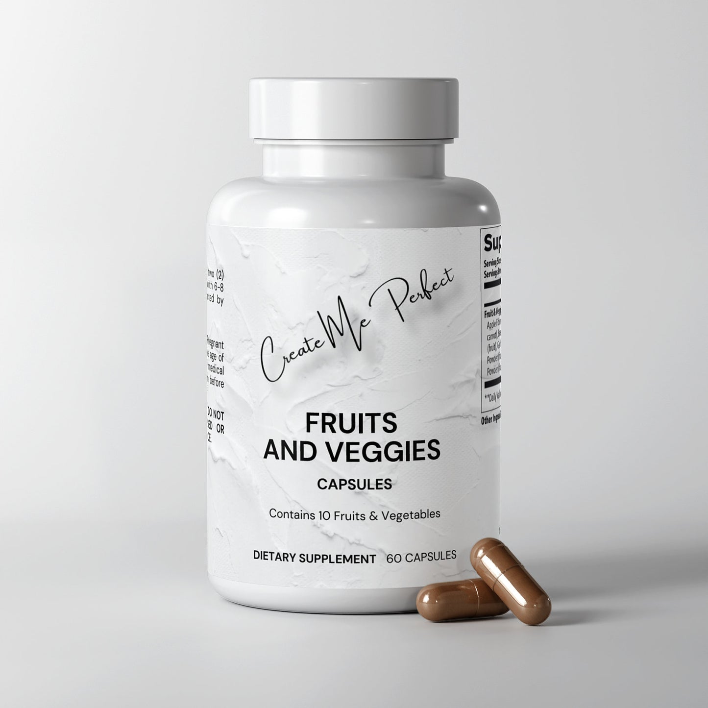 Create Me Perfect Fruits and Veggies Capsules