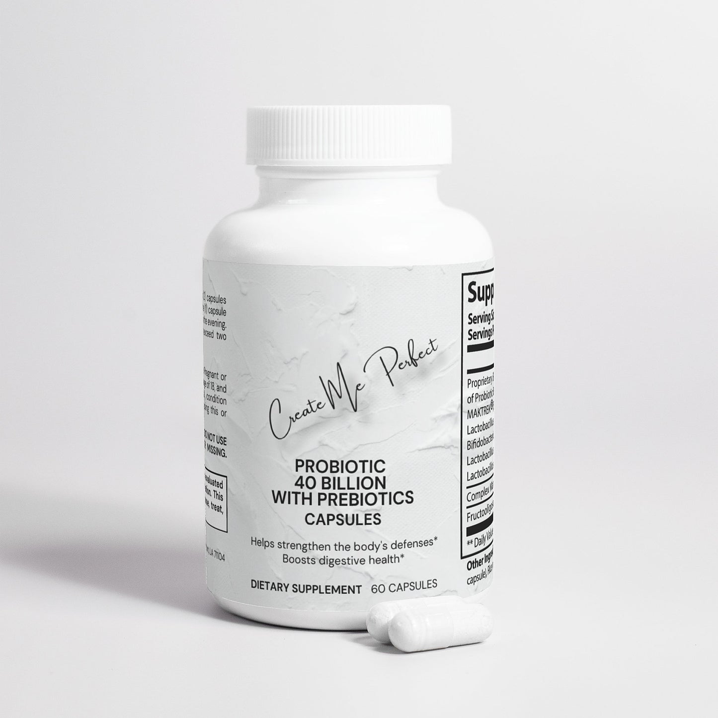 Create Me Perfect Probiotic 40 Billion with Prebiotics