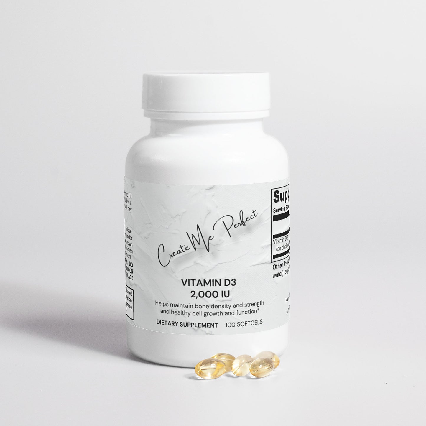 Create Me Perfect Vitamin D3 2,000 IU